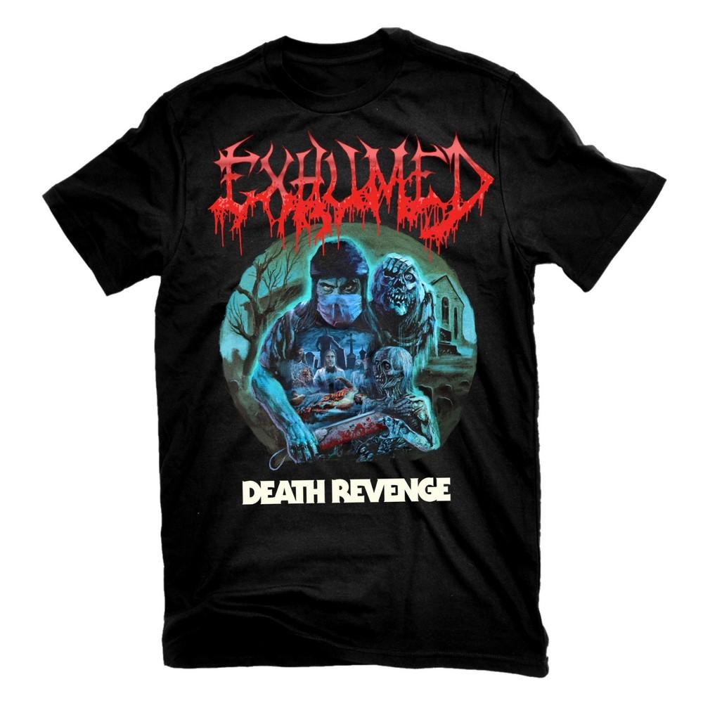 EXHUMED Футболка Месть Смерти НОВАЯ! Унисекс Футболка Relapse Records TS4518