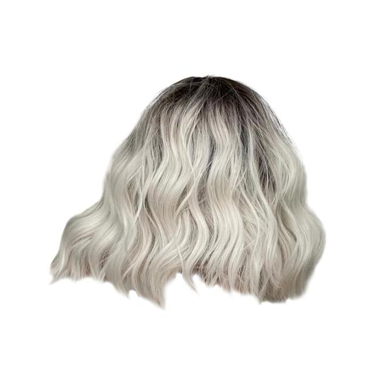 Женский длинный прямой парик с челкой, естественный вид, шелковистые, термостойкие, высокотемпературные волокна, женские синтетические волосы