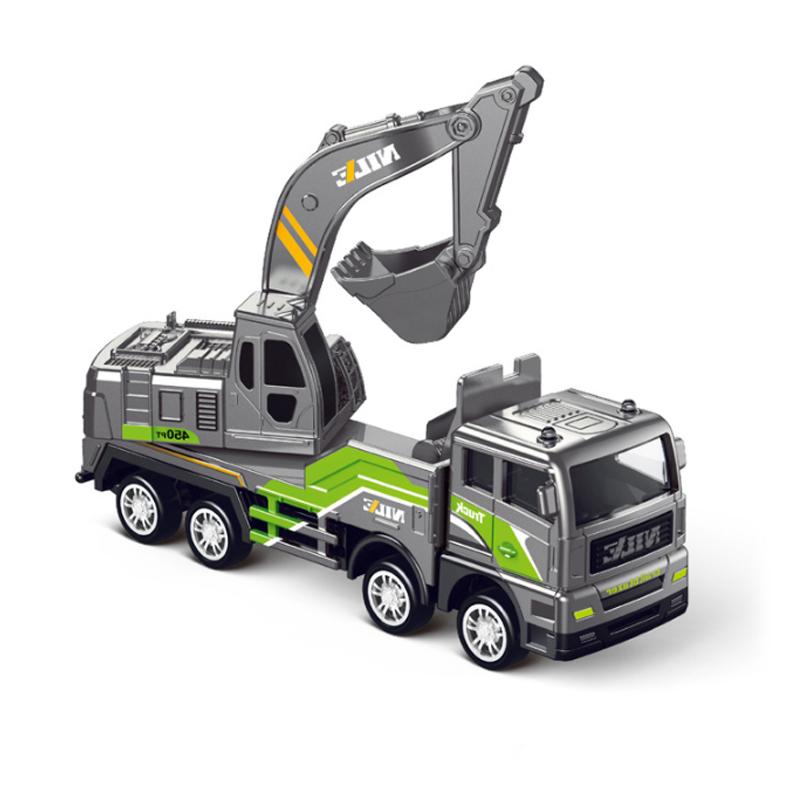 Инерционный сплав Инженерная машина Экскаватор Бетономешалка Автоцистерна Детские игрушки Мальчик Модель автомобиля Подарок на день рождения Рождество