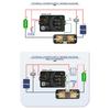 Bluetooth-монитор аккумулятора KL-F DC 0-120V 0-600A Тестер аккумулятора Вольтметр Амперметр Ваттметр Кулонметр аккумулятора Индикатор емкости
