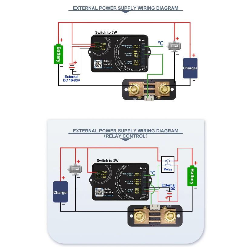 Bluetooth-монитор аккумулятора KL-F DC 0-120V 0-600A Тестер аккумулятора Вольтметр Амперметр Ваттметр Кулонметр аккумулятора Индикатор емкости