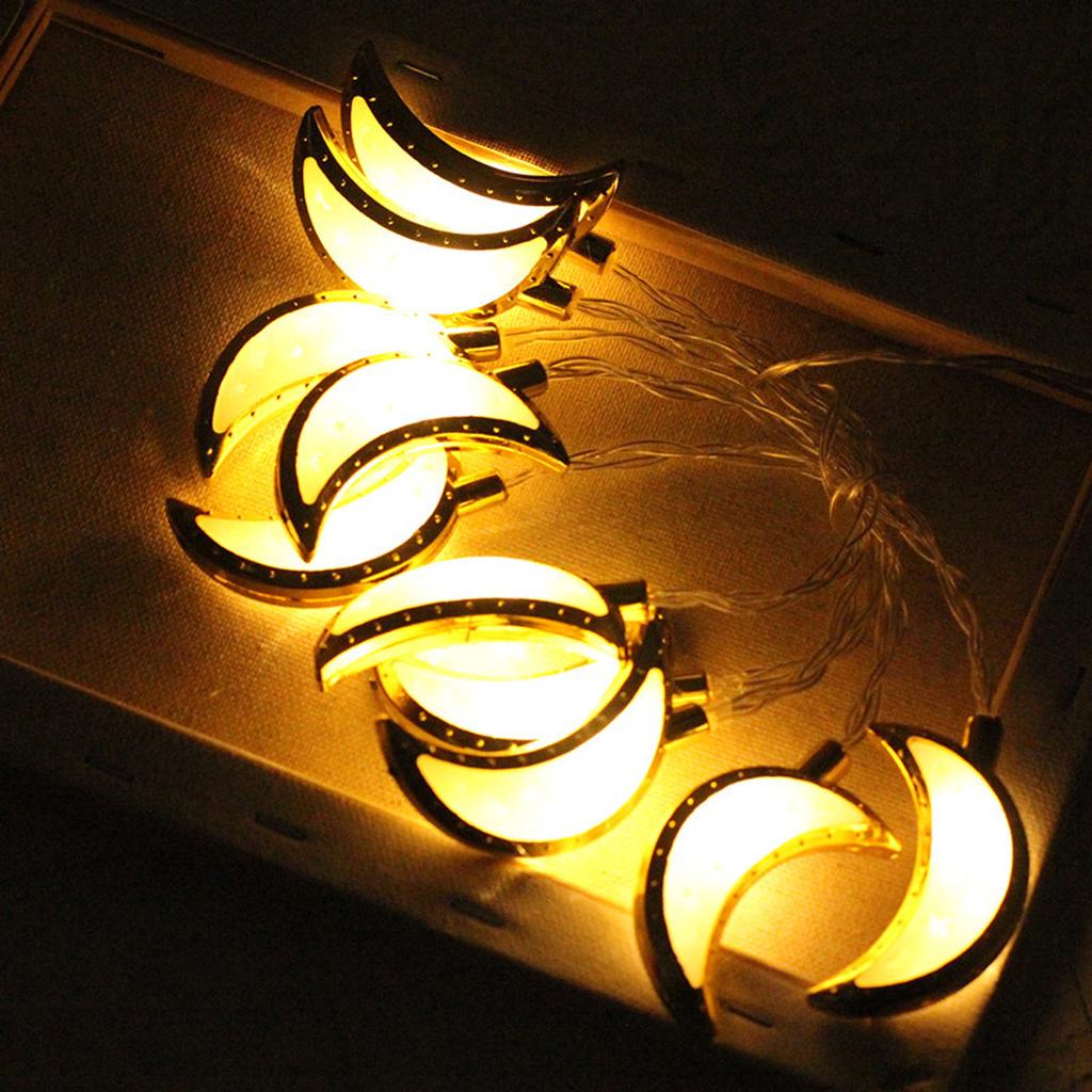 1,65 м Светодиодная Теплая Гирлянда Лампа Рамадан Мусульманский Ислам Декор Для Вечеринки ИД