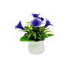Faux Lily Flower With Durable Plastic Material For Desk Decoration And Gift Item