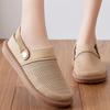Sandals for Women, Summer Hollowed Out Mesh Shoes, Japanese Minimalist Baotou Slippers, Soft Soled Casual Shoes