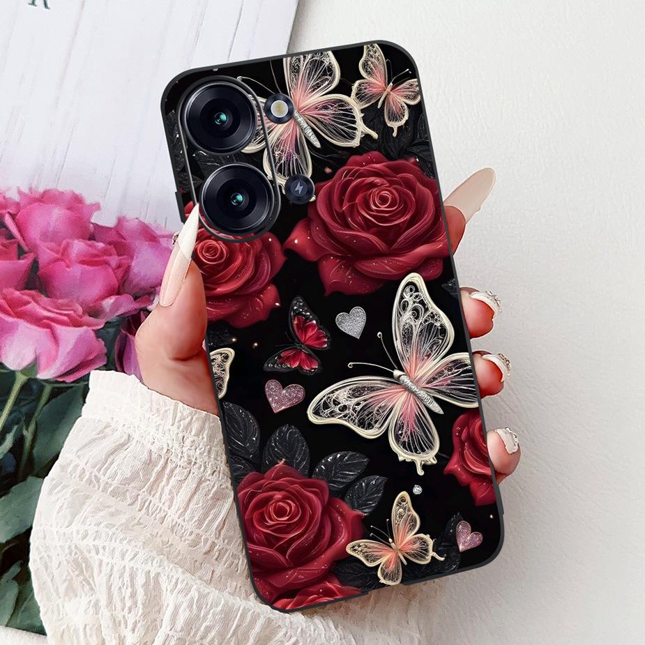 Чехол для Itel P40 Plus P683L Милый Кот Счастливая Рыба Кои Расписная Крышка Мягкий Силиконовый Чехол для Телефона Для Itel P40 P 40 P662L ItelP40 P40+ Сумки