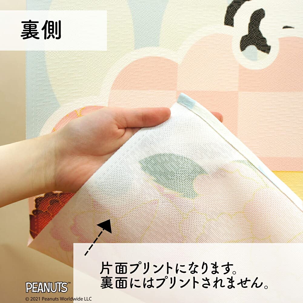 Норен Кобо Норен Снупи PEANUTS Серия SNOOPY Яркий и 85см 150см 95189 Занавеска, Печать, Короткая занавеска, Прозрачный, Широкий, Длинный,
