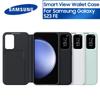 Samsung Официальный чехол-кошелек Smart View для Samsung Galaxy S23 FE, защитный чехол для телефона Smart View