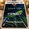 Flannel BlanketFendt Custom Name Text Personalized Soft Warm Throw Blanket Home Decor Gift