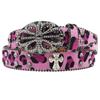 New Gothic Leopard Print Plush Belt Spring and Summer Retro Evergrande Shibuya Hot Girl American Wide Belt