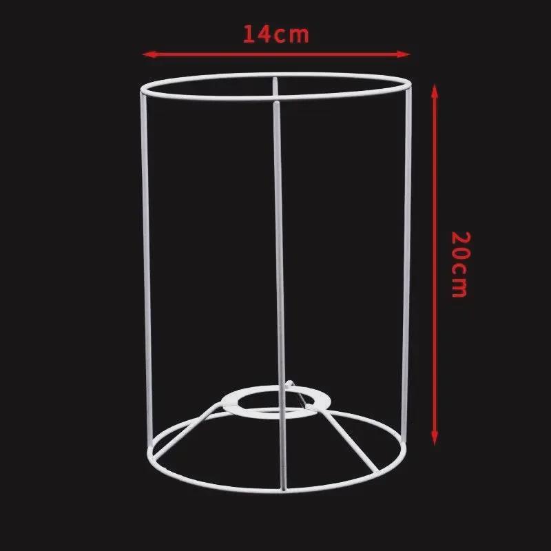 Рамка абажура из плетеной веревки своими руками: Круглая и квадратная железная фурнитура для настольных ламп