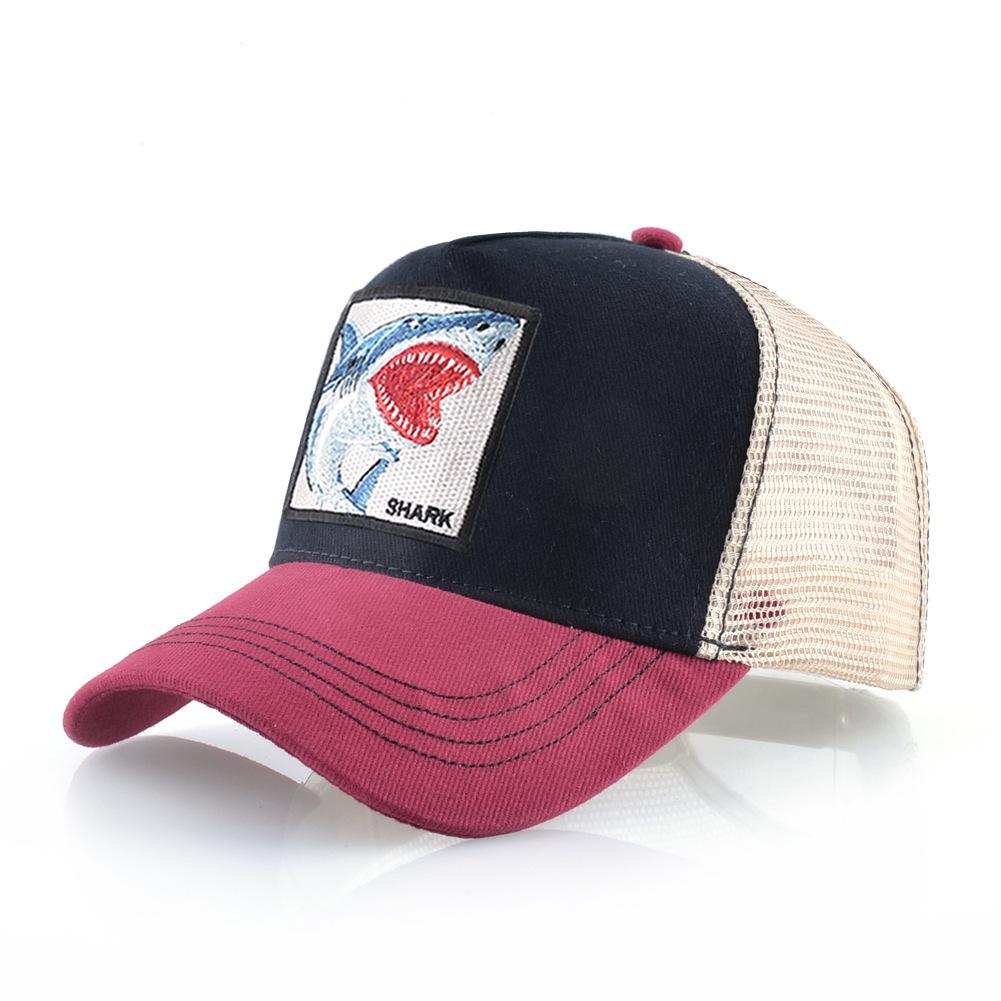 Кепка Тракер Четыре Сезона Мужская Женская Snapback Хип-Хоп Бейсболка С вышивкой скорпион нашивка Регулируемый козырек