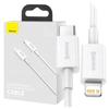 Baseus Superior Series USB-C To Lightning Cable, 20W, PD, 1M (White)