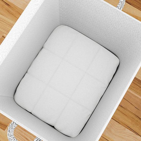 Zipper Closure with Handle Clothes Storage Basket Closet Organizer Housemoving Package Duvet Cover Bed Sheets