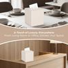 Light Luxury Square Tissue Holder Magnetic Bottom Decorative Napkin Holder Tissue Box  Living Room