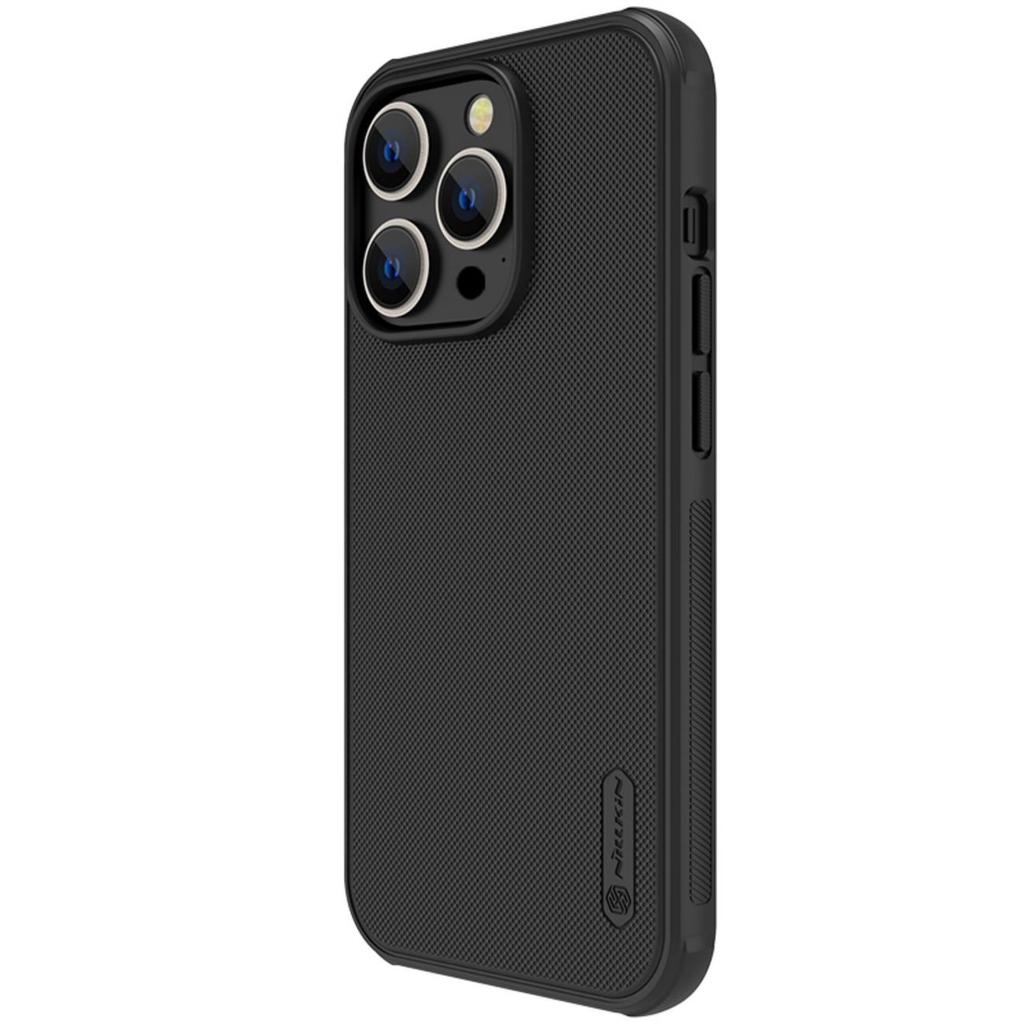 Nillkin Black Frosted Shield Pro Case for iPhone 14 Pro Max - Durable Back Cover