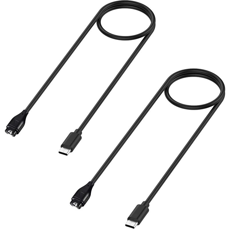 2PCS For Garmin Approach S10 S40 S60 G12 S12 S42 Vívoactive 3 4 4S, Instinct USB Charger Smartwatch Replacement Charger