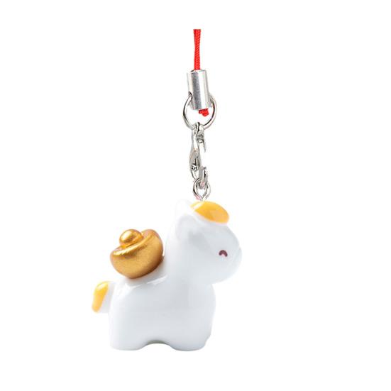 Подвеска для телефона Шарм Год Лошади 2026 Брелок на удачу Форма животного зодиака Мобильные телефоны Ключи Сумки Украшение