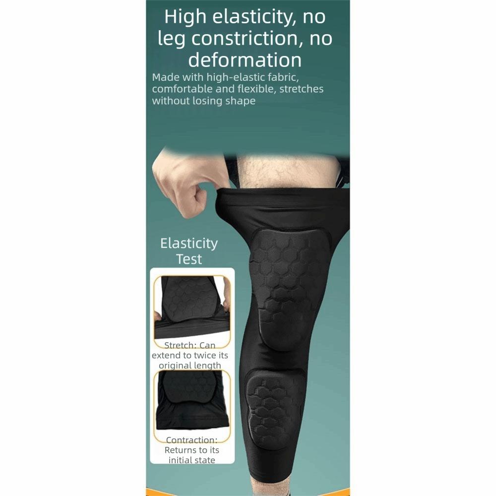 Honeycomb Anti Collision Padded Knee Pad Breathable Knee Protection Pad Knee Calf Sleeve Wrestling