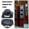 2 шт. 40 мм 4 Ом 5 Вт портативные динамики 2 дюйма 16 ядер маленькие полнодиапазонные резиновые боковые внутренние магнитные сменные динамики