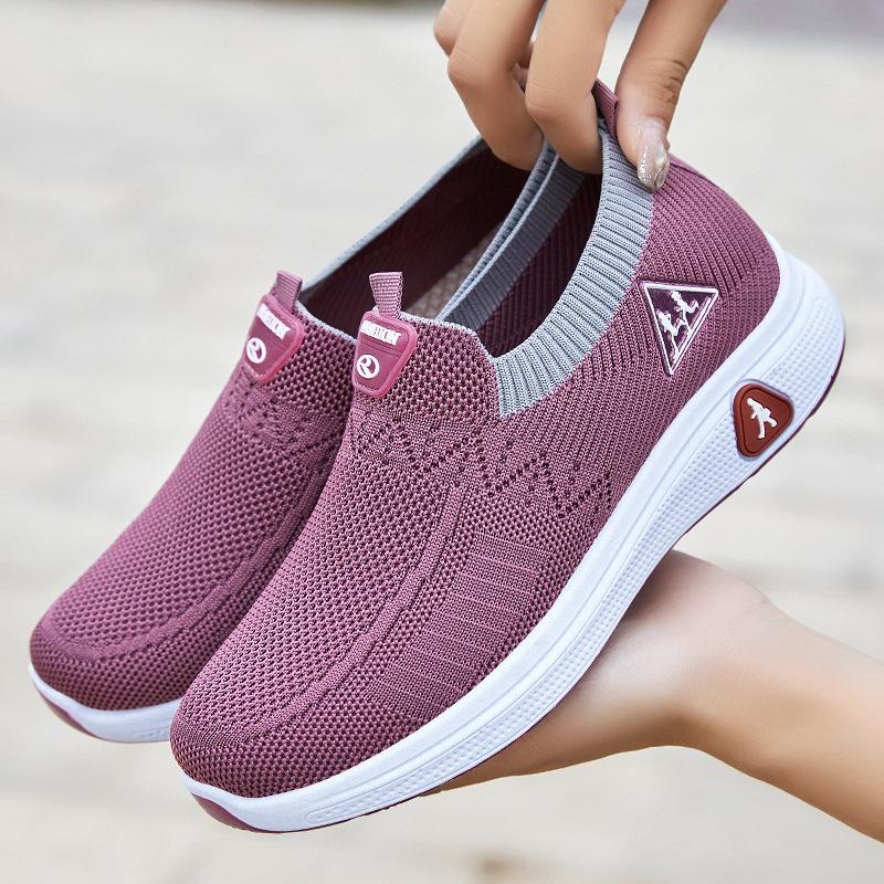 Новая летняя женская повседневная обувь, дышащая сетчатая легкая дышащая женская спортивная обувь, прогулочная обувь