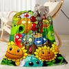 Zombie Plants Party Flannel Blanket-Soft and Suitable for Sofas,Beds,Offices,Travel,All Seasons,Great Gift for Holidays and Birthdays.