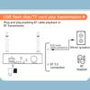 6-в-1 Цифро-аналоговый преобразователь BT 5.3 Приемник Передатчик Оптический Коаксиальный AUX RCA USB TF ЦАП Беспроводной Аудио Адаптер
