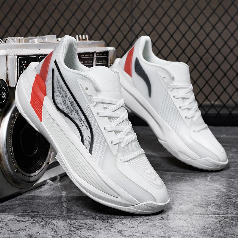 Баскетбольные кроссовки air raid 11 с низким верхом, амортизацией для реальных боевых действий, нескользящие и износостойкие молодежные кроссовки, спортивная обувь, студенческие кроссовки для бега,