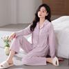 Пижама из флиса Island Женская Осенне-зимняя Тонкий флис Теплая с длинным рукавом Домашняя одежда Весенне-осенний Коралловый флис Премиальный флисовый комплект