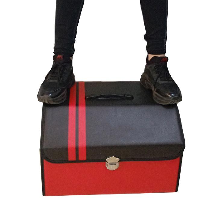 O SHI CAR Organizer Pu Leather Storage Bag Pp Board Складной органайзер в авто с индивидуальным логотипом Водонепроницаемое хранилище