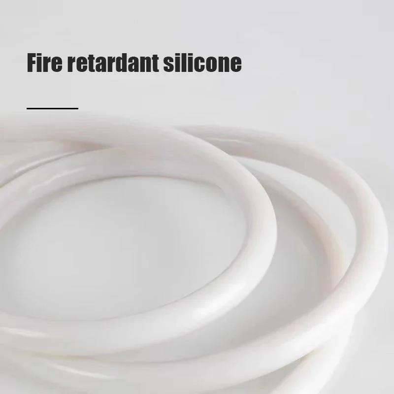 Современный 360-градусный светящийся силиконовый настенный светильник для прохода, потолка, стены, угловой линейный светильник, прикроватный светильник для помещения, гибкий светодиодный неоновый светильник