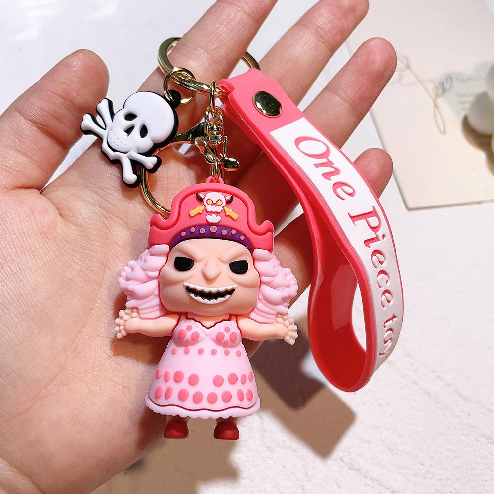 Аниме One Piece Брелок Луффи Зоро Портгас Д. Эйс Брелок Llaveros Porte Clé Брелок Кукла Шарм для Сумки Подвеска Брелки для Ключей Автомобиля