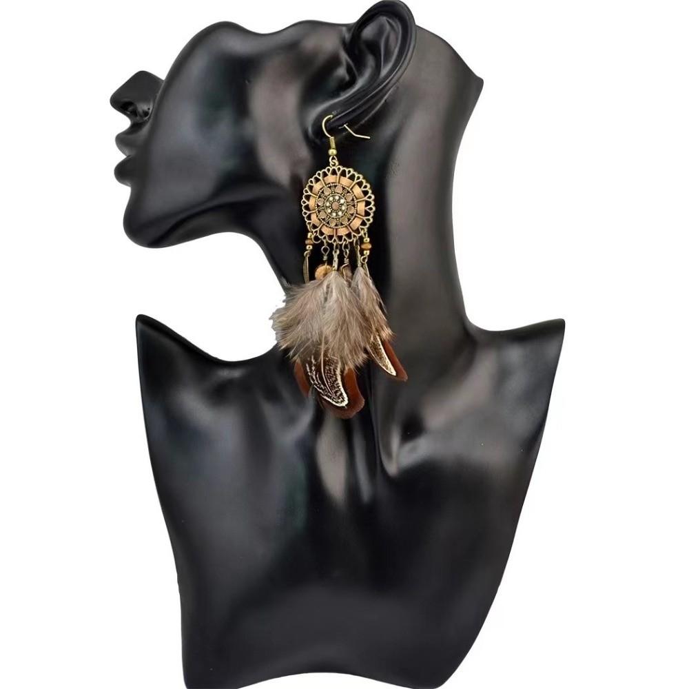 Bohemian Long Tassel Earrings Ethnic Dangle Women's Earrings Beach Vacation