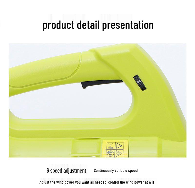 Высокомощный ручной электрический воздуходув для удаления пыли, листьев и снега - 220В, промышленное использование