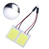 HID White 24COB Light Bulb LED Panel Car Bright Interior Trunk Inner Dome Lamp