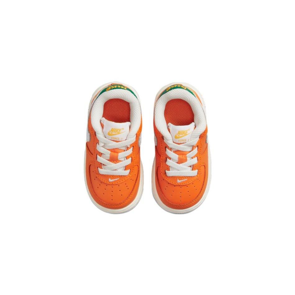 (TD) Nike Air Force 1 Low LV8 'Orange White' Baby DQ5087-811
