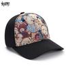 KENMO Splicing Bear Embroidery Retro Outdoor Street Fashion Hip Hop Men and Women Adjustable Duck Tongue Baseball