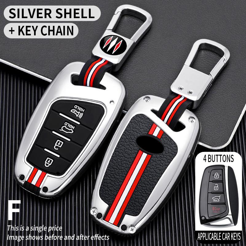 Чехол для ключа автомобиля Крышка Корпус Держатель брелока Для Hyundai Grand Santa Fe IX45 GENESIS EQUUS AZERA 2013 2014 2015 2016 Аксессуары для брелока