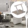 Salon Chair Foot Rest Pedal Floor Standing Metal Footrest Stainless Steel for Hairdressing Beauty