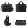Винтажная мужская сумка из коровьей кожи Mad Horse Commuter Computer Bag из натуральной кожи Premium Business Briefcase Mens Bag