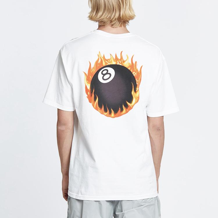Stussy Футболка Fireball Унисекс Белая 1904225