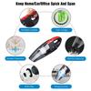Mini Car Vacuum Cleaner Powerful Cyclone Suction 120W 9000PA Cordless Portable Household Dual-use Rechargeable Wet Dry Vacuum Cleaner