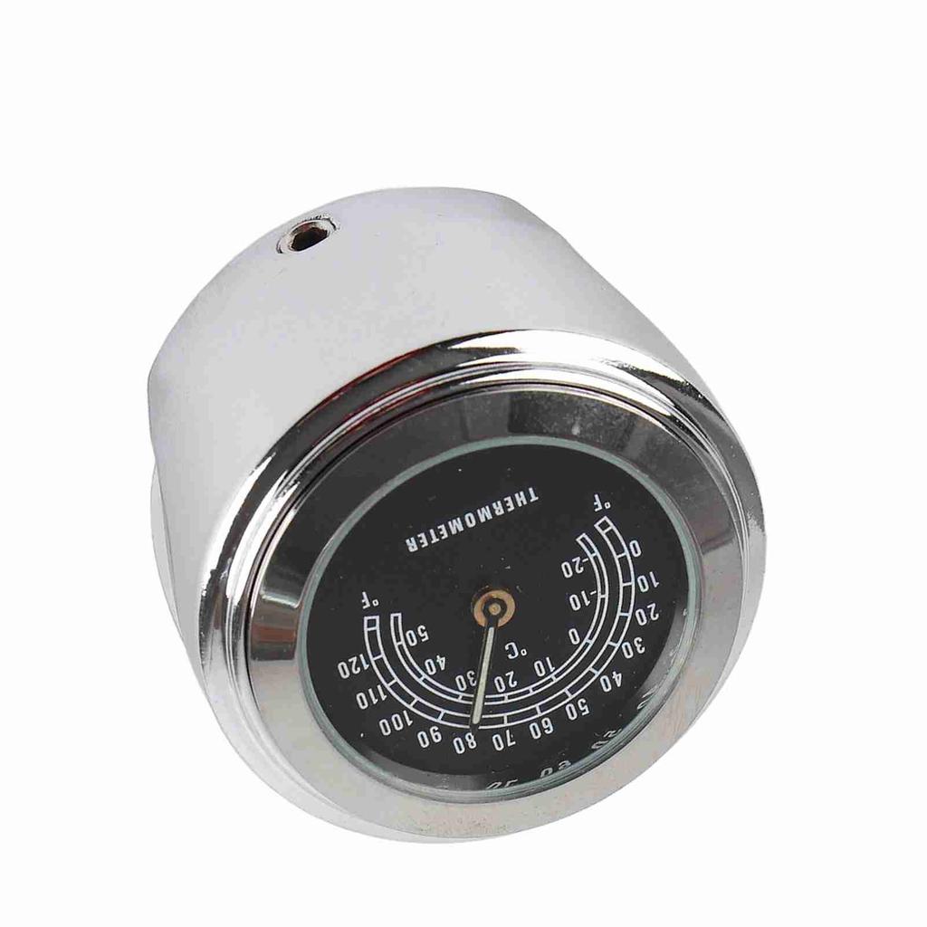 22 25 мм Водонепроницаемый Мотоциклетный Крепеж на Руль Термометр Аксессуары(черный)