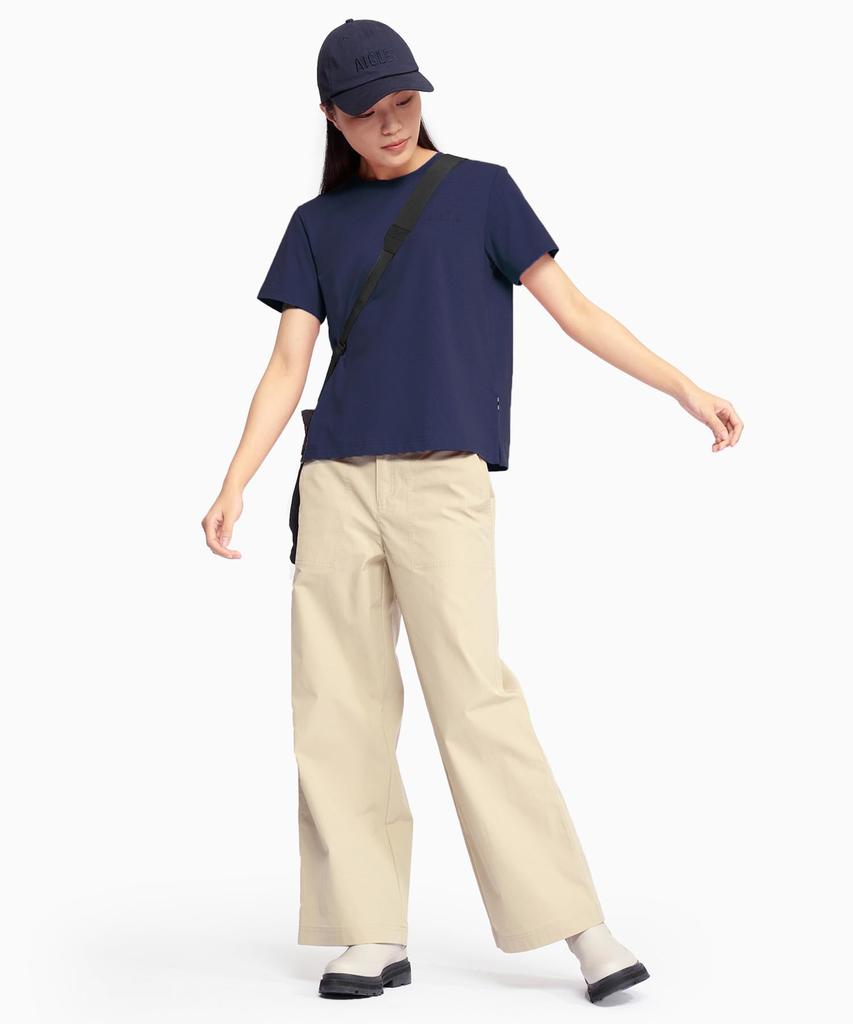 Aigle Official Prime Flex Logo RPOTFBJ450020XS Moisture-Wicking, Quick-Drying T-Shirt