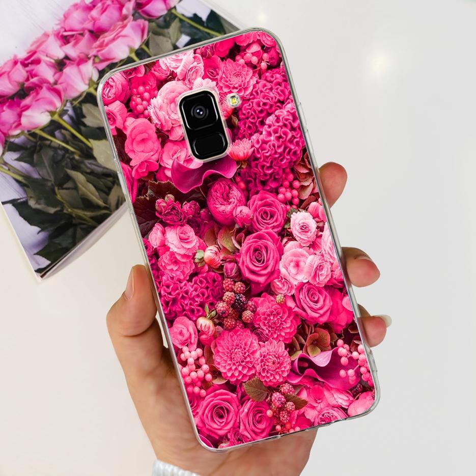 Чехол для Samsung Galaxy A8 Plus 2018 SM-A730F Роскошный Расписной Чехол Мягкий Силиконовый Чехол для Телефона Для Samsung A8 2018 A530F A8+ Бампер