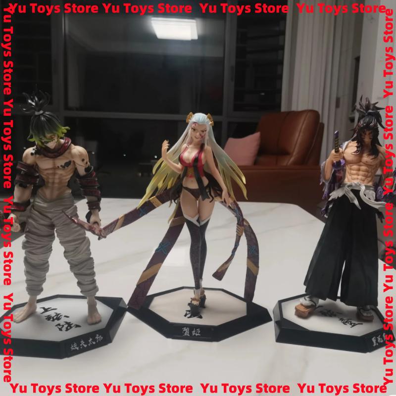 30cm  Figure Himejima Gyoumei Figure Tomiokagiyuu Action Hantengu Akaza Figures Statue Model Toy