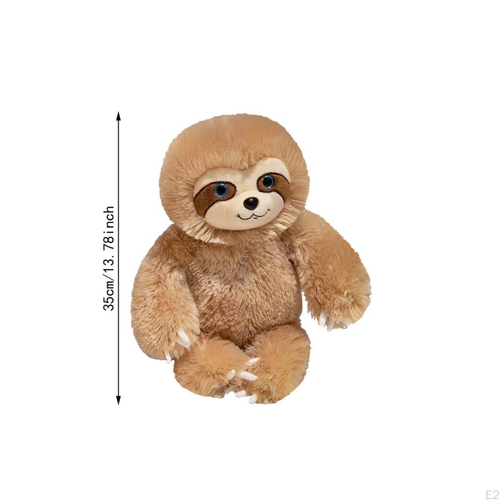 Adorable Sloth Toy Children Birthday Gift Cushion Soft Lovely for Girls Plush Huggable