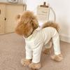 Warm Elastic Pet Jumpsuit Windproof Dog Fleece Pajamas Pet Four Legged Pants  Small Medium Dogs