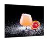 GLASS PROTECTIVE PLATE FOR STOVE 60x52 BLACK