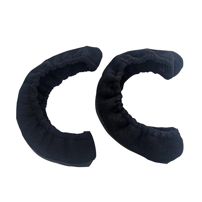 Black Double-Layer Elastic Ice Skate Covers for Adult Short Track Speed Skating