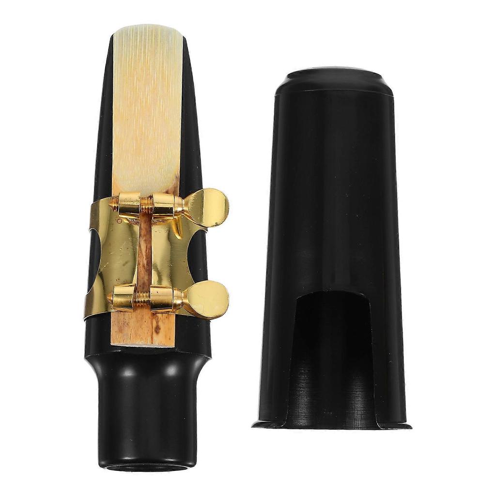Abs Alto Saxophone Mouthpiece Kit with Caps – Durable, Precision Made Replacement Parts for Jazz & Band Musicians, Easy to Use for All Skill Levels